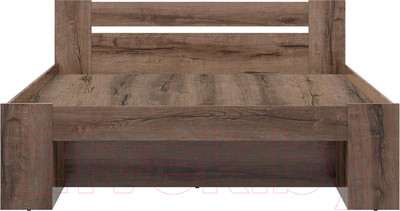 Полуторная кровать Black Red White Nepo LOZ3S/140 (дуб монастырский)