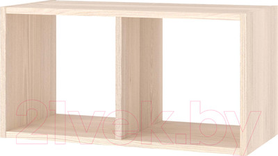 Стеллаж Seven Dreams 2 секции / brick-2 (дуб сонома)