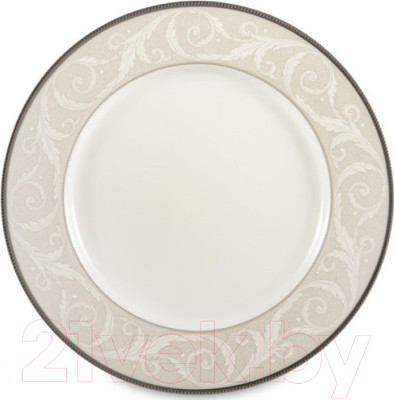 Тарелка столовая обеденная Narumi Платиновый ноктюрн NAR-50685-1557