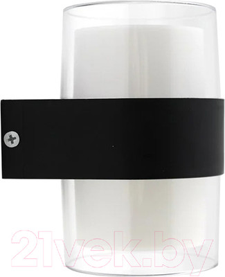 Бра уличное Estares Valo 9W R-4000K-100x110x133-BLACK/CLEAR-220-IP54