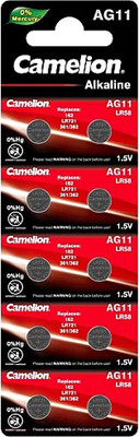Комплект батареек Camelion АG11-BP10 Mercury Free / 012819