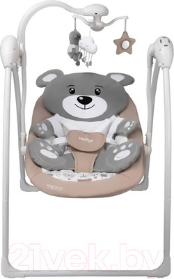 Качели для новорожденных INDIGO Teddy (бежевый)