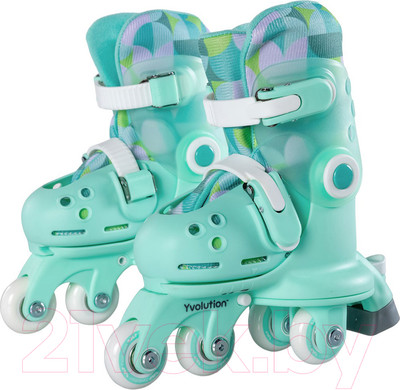 Роликовые коньки Yvolution Twista / YR25G4 (р.22-27, бирюзовый)