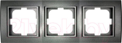 Рамка для выключателей и розеток Ovivo Mina 401-110000-227 (дымчатый)