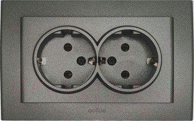 Розетка Ovivo Mina 401-110300-907 (дымчатый)