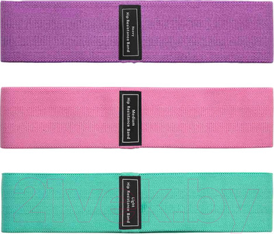 Набор эспандеров Joinfit J.K.RB-05 (розовый/зеленый/фиолетовый)