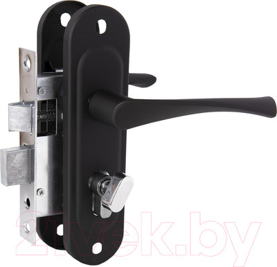 Замок врезной Зенит ЗВ 4-50.01П (матовый черный)