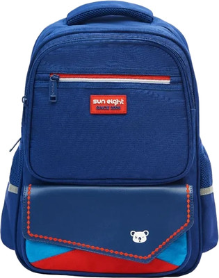Школьный рюкзак Sun Eight SE-22001 (синий/красный)