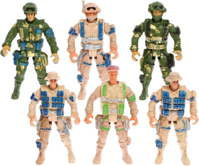 Набор фигурок игровых Sima-Land Солдатики. Спецназ 914-16B / 616652 (6шт)