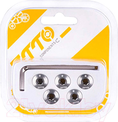 Комплект бонок для системы велосипеда ZTTO 7075PD (5шт, серебристый)