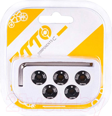 Комплект бонок для системы велосипеда ZTTO 7075PD (5шт, черный)