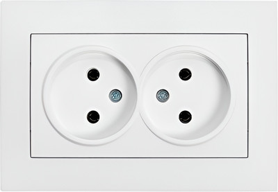Розетка El-Bi Vega / 510-016230-908 (матовый белый)