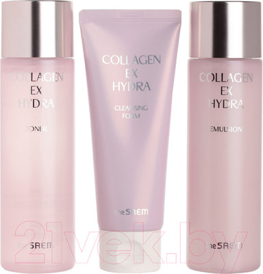 Набор косметики для лица The Saem Collagen EX Hydra Skin Care 3 Set
