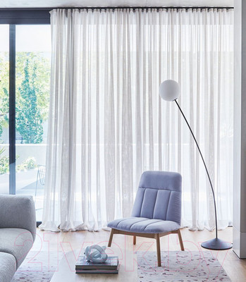 Гардина Soft Lines Selanik (500x245, белый)