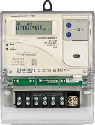 Счетчик электроэнергии электронный Энергомера СЕ 318 BY S31 146 JPR.UVFL