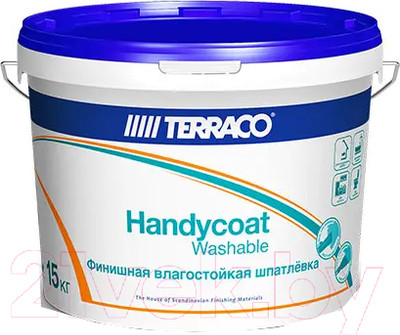 Шпатлевка готовая Terraco Handycoat Washable влагостойкая (5кг)