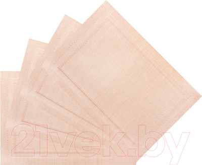 Плейсмат Wo Home Art Frame 33x48 / WO1042 (4шт,шампань)