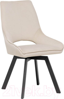 Стул Импэкс Leset Галвес поворотный механизм (черный/велюр бежевый)