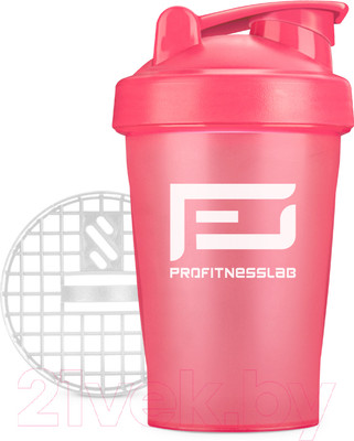 Шейкер спортивный PROFITNESSLAB 16610 (400мл, розовый)