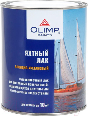 Лак яхтный Olimp Полуматовый (0.9л)
