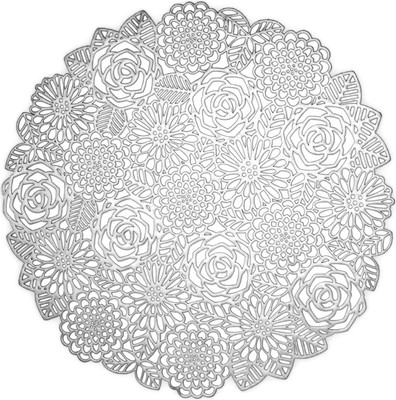 Сервировочная салфетка Decor de table Rose 38 / DDT-4010 (серебристый)