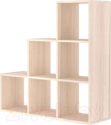 Стеллаж Seven Dreams 6 секций / brick-gorka-6 (дуб сонома)