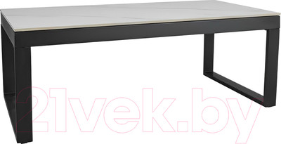 Журнальный столик Signal Polaris (белый/черный)