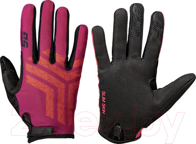 Велоперчатки STG Slim Skin / Х108534-XS (XS, красный)