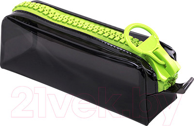 Пенал Brauberg Neon / 271564 (зеленый)