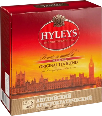 Чай пакетированный Hyleys Английский Классический черный (100пак)