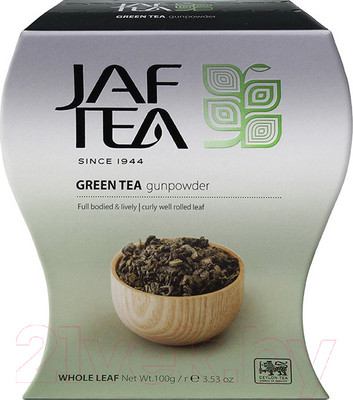 Чай листовой Jaf Gunpowder Цейлон зеленый байховый (100г)