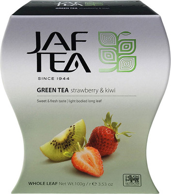 Чай листовой Jaf Клубника и Киви зеленый байховый (100г)