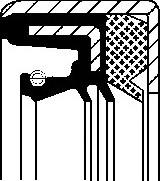 Сальник КПП Corteco 01019478B