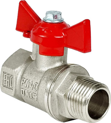 Шаровой кран Valfex ВР/НР 1/2" / VF.218.NB1.012.N/P59 (ручка-бабочка)