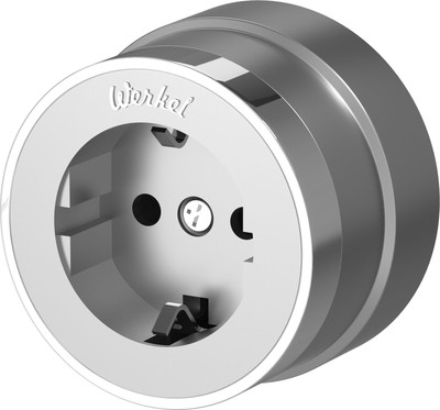 Розетка Werkel Vintage W5871054 (серебро матовый/хром)