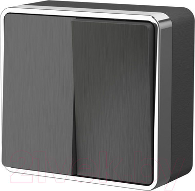 Выключатель Werkel Gallant W5020004 (графит рифленый)
