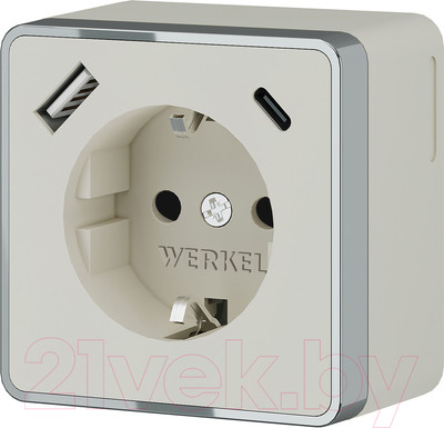 Розетка Werkel Gallant W5071703 (слоновая кость)