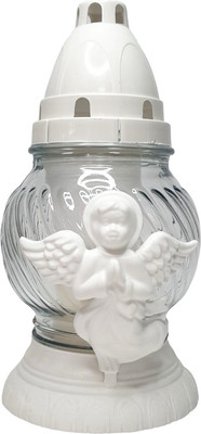 Лампада Bolsius К-10 стеклянная ритуальная со сменным вкладышем