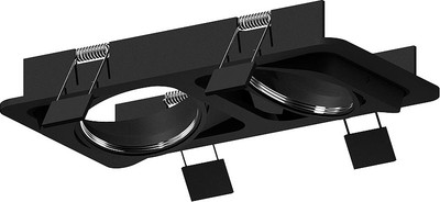 Рамка для точечного светильника Ambrella C7664 SBK (черный песок)