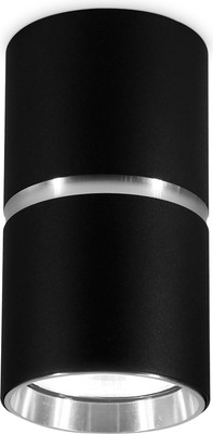 Точечный светильник Ambrella TN213116 BK/CH (черный/хром)