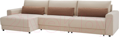 Диван угловой Mio Tesoro Таун 264 1.5ек-1.5ек-1.5пф (1368 бежевый)