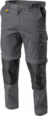 Брюки рабочие Hoegert Edgar HT5K279-2-2XL (серый)