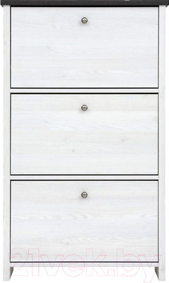 Тумба для обуви Black Red White Порто SFB3B (джанни/сосна ларико)