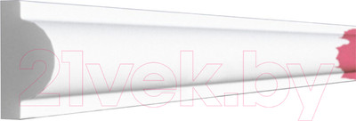 Молдинг SOLID 2UHD 03/15-СВ из экструдированного пенополистирола (2.4м, белый)