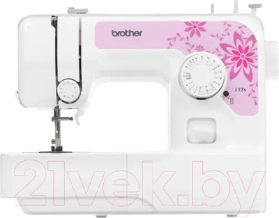 Швейная машина Brother J17S (белый/розовый)