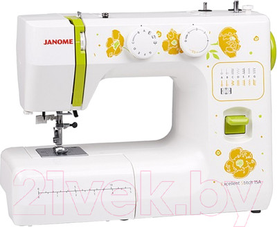 Швейная машина Janome Excellent Stitch 15A (белый)
