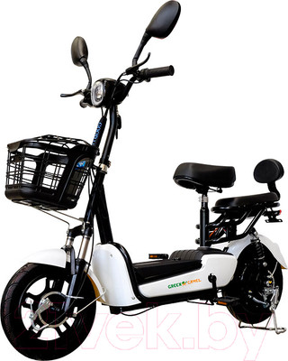 Электроскутер Green Camel Тайфун 400 48V 12Ah 400W (белый)