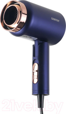 Компактный фен Centek CT-2202 (синий)