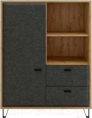 Тумба Black Red White Grace KOM1D2S (дуб наварра)