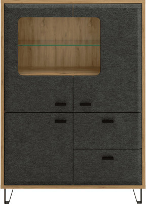 Тумба Black Red White Grace KOM2W1D2S (дуб наварра)